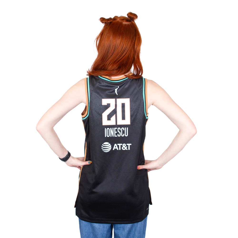Ducks Spirit, Nike, Black, Jerseys, Performance/Dri-FIT, Women, Unisex, Basketball, Explorer Edition, WNBA, New York Liberty, #20, Ionescu, 951513